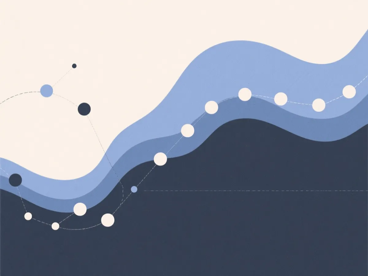 时间线与数据点示意图